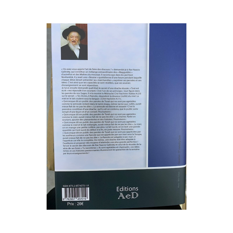 Tu raconteras Chemoth -Enseignements, morales, histoires et paraboles - Rav Yaacov Galinsky  - 2