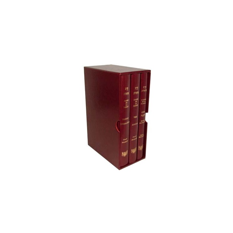 L'arme de la parole - Coffret trois volumes - Roch Hachana, Yom Kippour, Prières journalières (Bordeau)  Editions Sine-Chine - 1